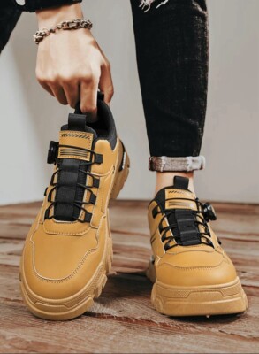 Shoes-Mas solid Color Button Low Top hiking Shoes,casual Sporty Outdoor Shoes,..