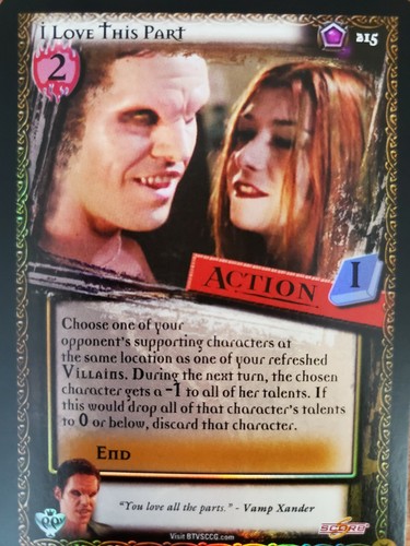 Buffy the Vampire Slayer CCG Clase del '99 INDIVIDUALES PRIMER NIVEL * Selecciona tu tarjeta * - Imagen 83 de 162