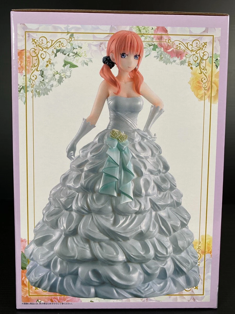 Anime Chiban Kuji Figuras, Nakano Gotoubun no Hanayome, Figura de Ação Estilo Noiva, Nino Figurine Toy