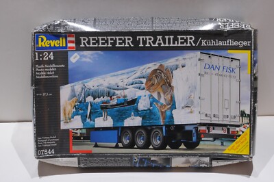 REVELL REEFER TRAILER DAN FISK SCALE 1:24 MODEL KIT NEW 07544 NEW