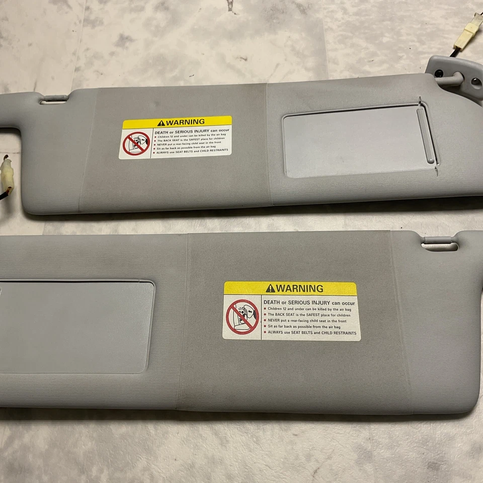 Par de parasoles con techo corredizo opcional Volkswagen Eurovan 2000 2001 2002 2003 OEM 2000 Foto 3 de 4