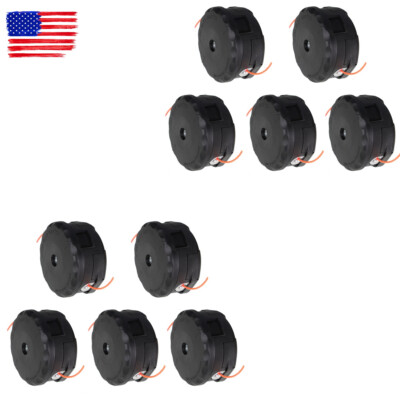 10 Pcs String Trimmer Head For Speed Feed 400 Echo SRM-225 SRM 266,2620,230,210