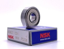 608 ZZ C3 NSK DEEP GROOVE BALL BEARING, METAL SHIELDED 8x22x7 mm Free Return NEW