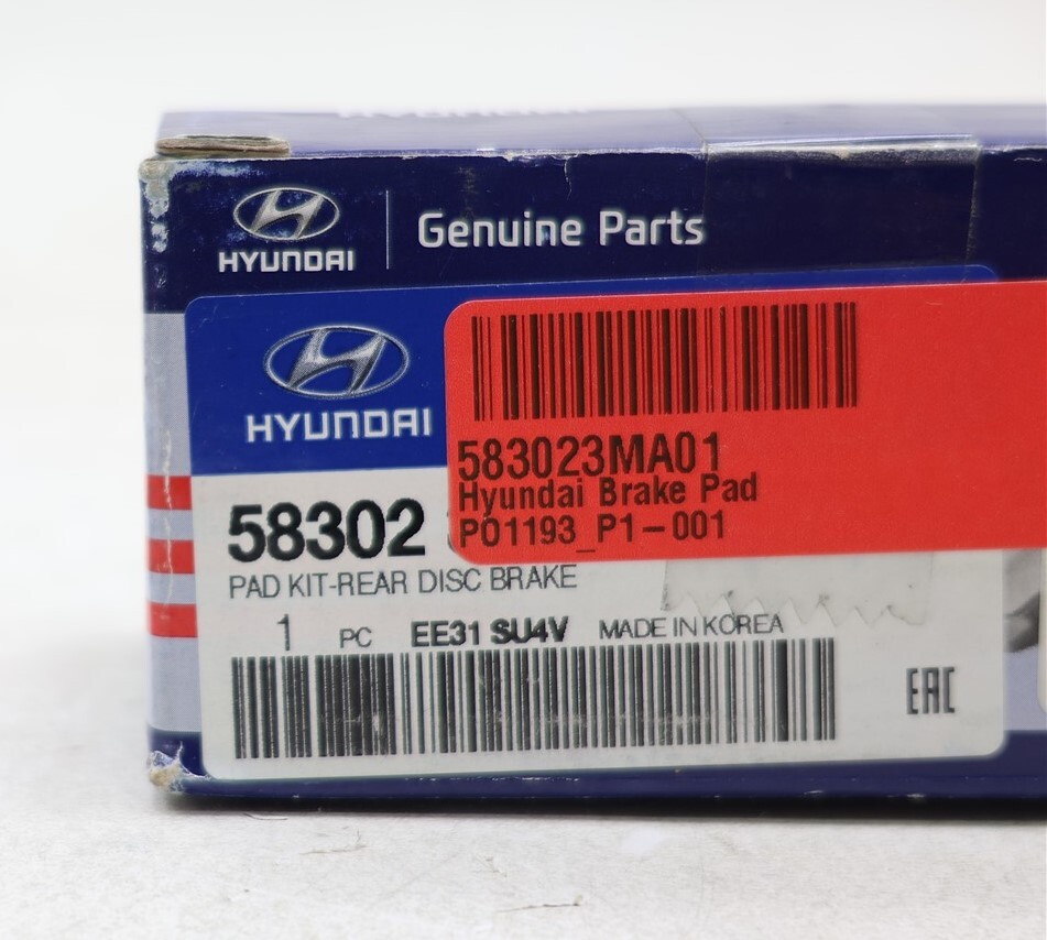NEW OEM Disc Brake Pad Set Rear 583023MA01 for Hyundai
