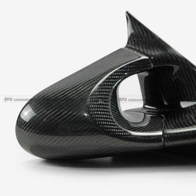 For Mazda RX8 SE3P Early Aero Carbon Fiber Mirror RHD Glossy Side Body