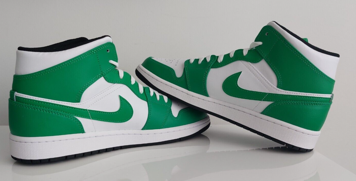 Size 12 - Air Jordan 1 Mid Lucky Green for sale online | eBay