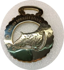 ENGLISH SPRINGER SPANIEL  - NEW - Superior quality horse brass    (N7825)