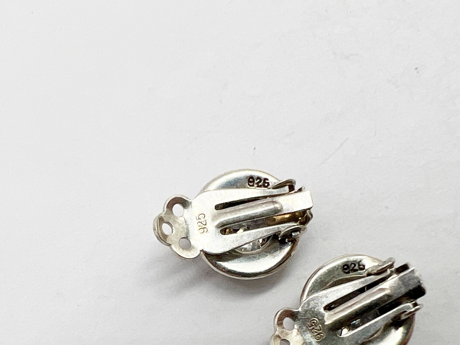 VINTAGE SOLID STERLING SILVER SOLITAIRE BRIGHT CL… - image 5