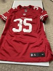 Nike On Field Eric Reid #35 San Francisco 49ers Red Jersey Sz Small Womens