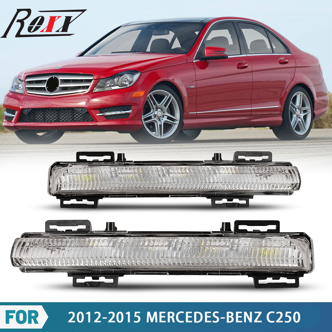 2012-2015 Fog Lights For Mercedes Benz C250 C300 C350 Daytime