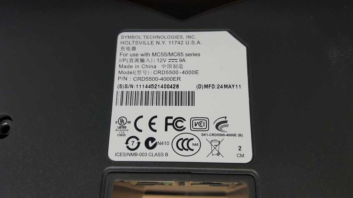 Carregador De Bateria De 4 Posições Zebra Mc55 Mc65 Mc67 | Frete grátis