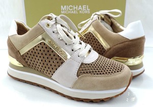 michael kors billie trainer beige