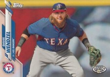 Lot of (57) 2020 Topps 1st Pro Debut  DAVIS WENDZEL Rookie Card #59 Rangers