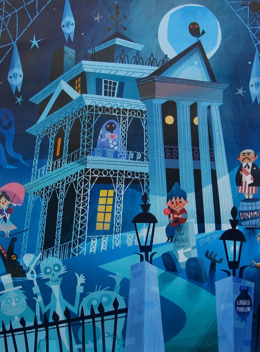 Haunted Mansion Disney World Art