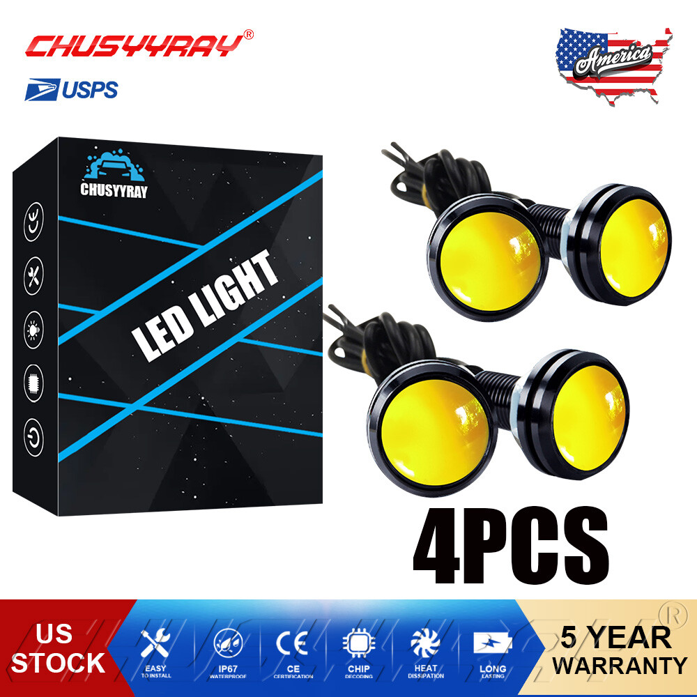 Luz Antiniebla LED De Ojo De Ángel Para Coche, 12V, 2,5 ", 3", 3,5