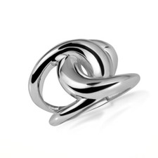 .925 Sterling Silver Intertwined Eternity Ring