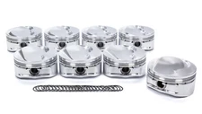 SBC Domed Piston Set 4.125 Bore +4.5cc JE PISTONS 281793