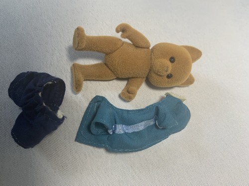 Vintage 1986 MAPLE TOWN Danny Donny DOG FAMILY Silvanian Calico Critters FLAWED - Picture 10 of 11