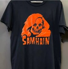 Samhain Band Danzig, Misfits Black Retro Style Black Unisex Tshirt Reprint
