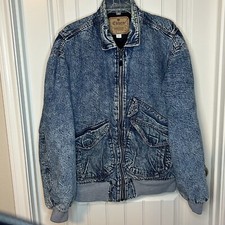 Vintage Edwin Grey Distressed Denim Trucker B...