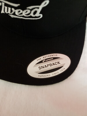 andwang Tweed Classical Logo Cap ブラック Tweed Cannabis Hat. Yupoong Classics Snapback Hat. New with Tags