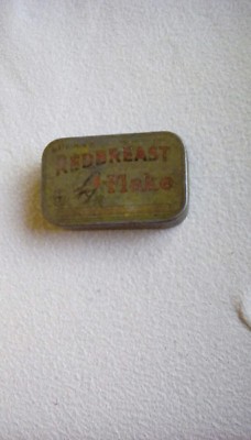 Vintage Blechdose - Ogdens Redbreast Flake 
