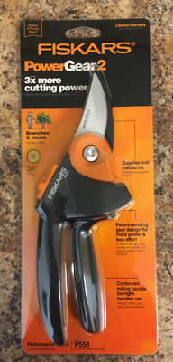 Fiskars P551 PowerGear2 Bypass Pruner 3/4 in. Cut Capacity