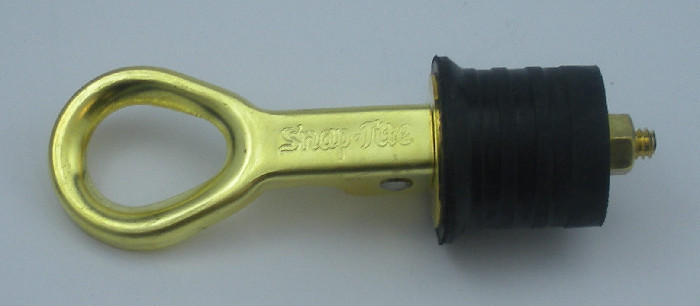 Moeller 29055-10 Brass Deluxe Snap-Tite Bailer Drain Plug 1-1/4"" Expandable