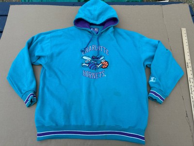 Charlotte Hornets Starter Hoodie Sweatshirt XL Vintage VTG Da Baby LaMelo stains