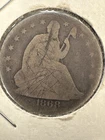 Low Mintage 1868 Seated Liberty Half Dollar