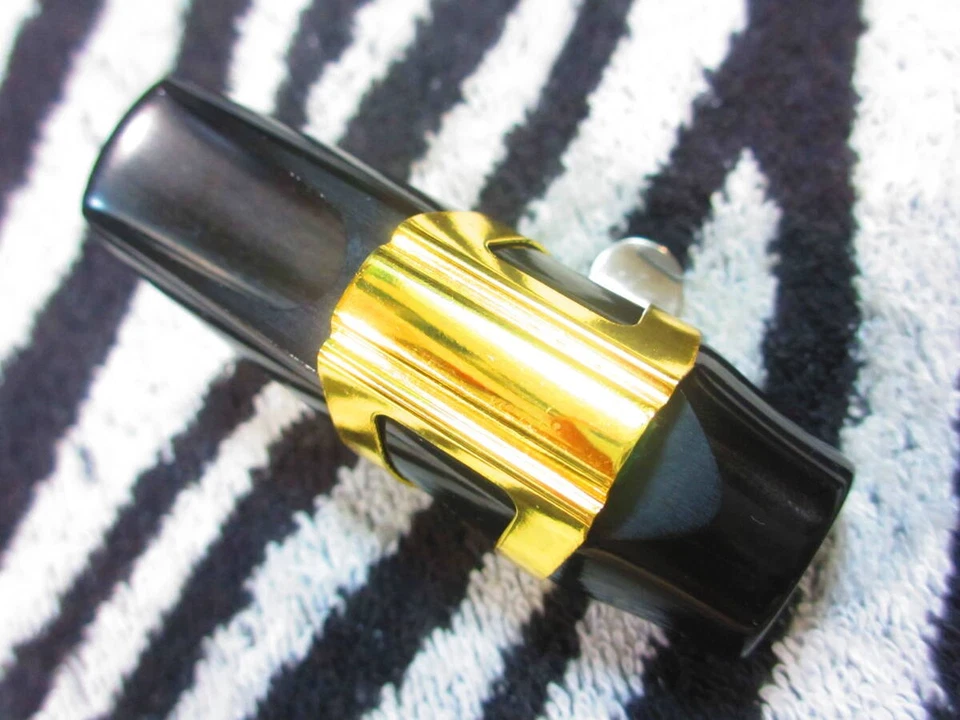 Yamaha сопрано саксофон мундштук 4 см на заказ + оригинальная лигатура B хорошо - Изображение 4 из 4