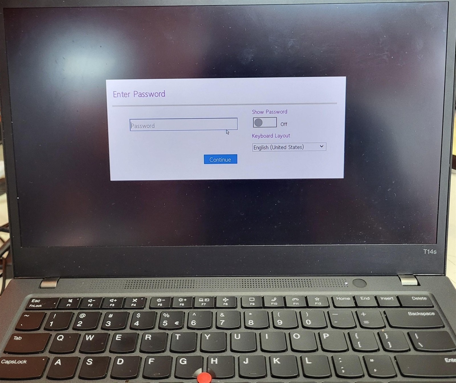 Lenovo ThinkPad T14s Gen 2, 14-Inch Laptop, with Intel Core i5-1145G7, Windows 11 Home