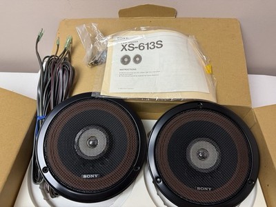 NOS SONY 2 Way speaker system XS-613S ￼6 1/2 Inch Woofer And 2