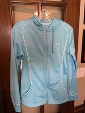 Under Armour Women  s Small light blue All Season Gear Hoodie