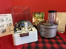 KitchenAid Food Processor Attachment For Stand Mixer & Accessories Case KSM2FPA