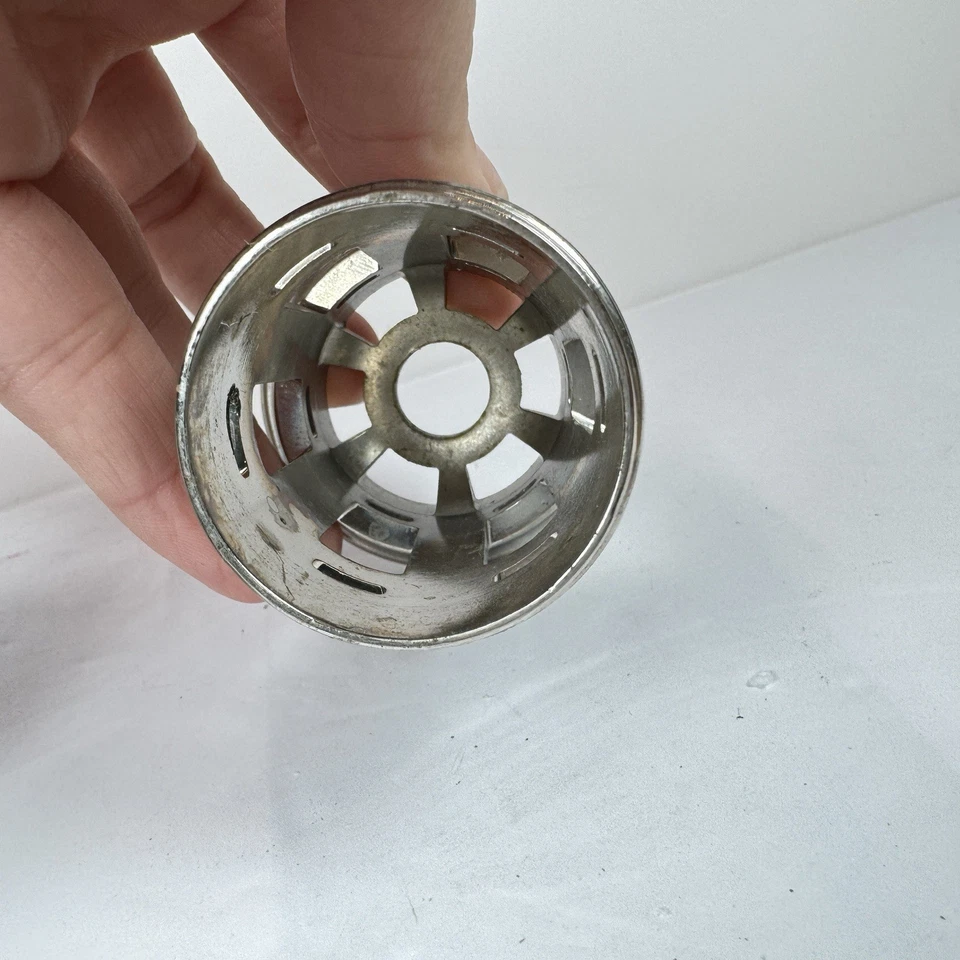 Lampe Berger Paris Athena Amethyst Purple Fragrance Lamp Glass Silver Top VTG - Image 3 of 4