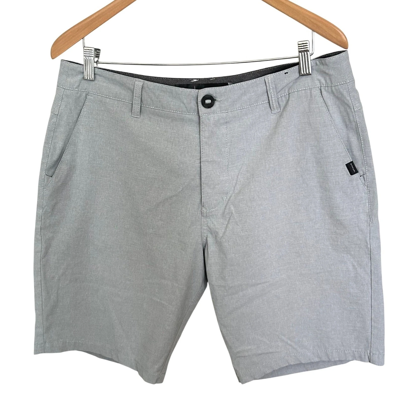 Rip Curl Boardwalks Mirage Hybrid Shorts Mens 34 Grey Heathered Walk Shorts