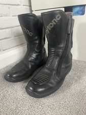 DAYTONA Road Star Goretex Motorcycle Boots GTX Waterproof leather UK 9 / EUR 43