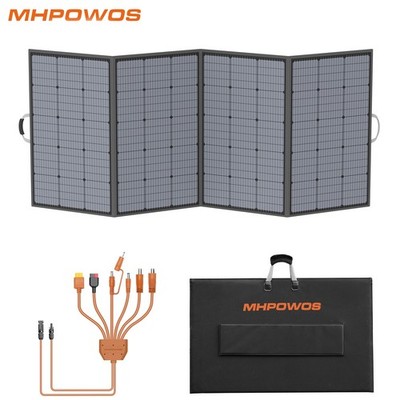 400 Watt Solar Panel Black foldable IP67 for ECOFLOW Power Station DELTA 3 Max