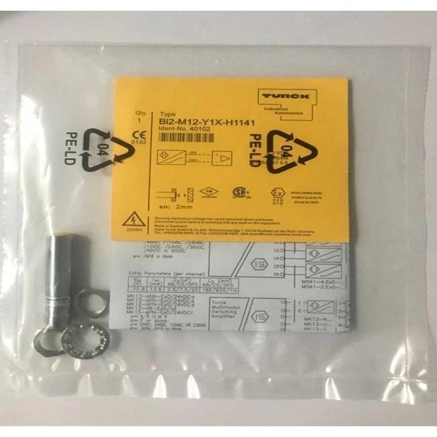 ONE NEW TURCK BI2-M12-Y1X-H1141 Proximity switch sensor spot stock