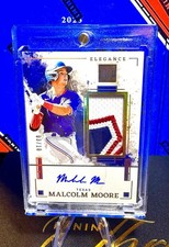 Malcolm Moore 2025 Panini Impeccable Baseball Elegance Patch Auto Gold /10 NP