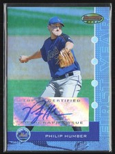 Philip Humber 2005 Bowmans Best Silver Auto 99 108 New York Mets