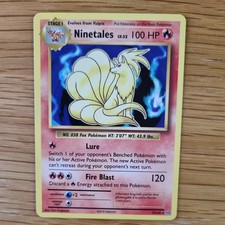 NINETALES 15/108 POKEMON CARD (XY EVOLUTIONS SET) NON HOLO PRERELEASE  KIT