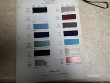 Studebaker 1964 1965 DUPONT Paint Color Chips Lark Hawk Canadian