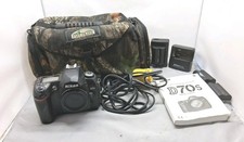 Nikon D70s Digital Camera Battery Packs Camera Bag Cords FPOR Untested