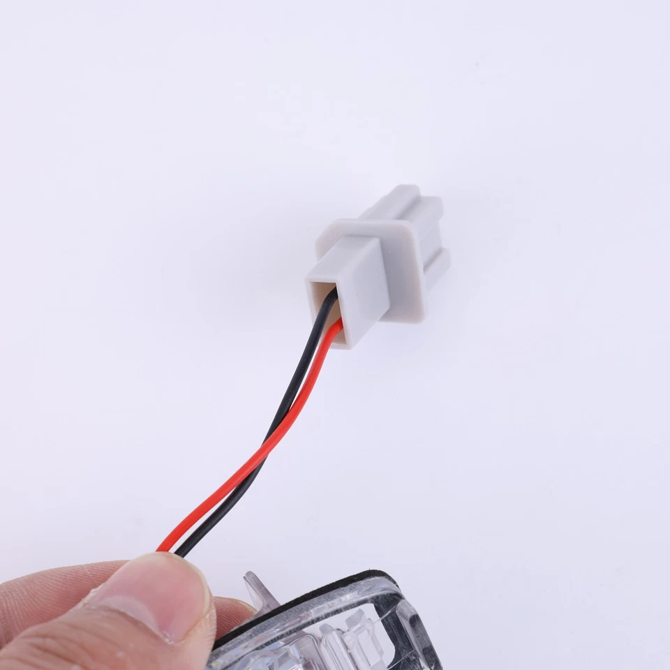 Luz de matrícula 2 LED blanca para Honda Accord Acura RDX TSX 1999-2019 6000K Foto 4 de 4