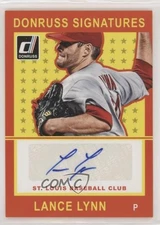 2014 Panini Donruss Signatures Lance Lynn #LL Auto