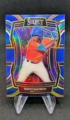 2024 Ronny Mauricio Rookie Panini Select Phenomenon Blue Prizm #'d /49 RC #3