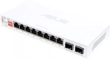 ASUS - QG-U1080 8-Port 2.5G + 2-Port 10G SFP+ Unmanaged Ethernet Switch - White