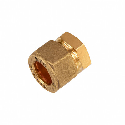 Westco 28 mm Druckstopp Ende - Messing Rohrverschraubung Sanitär & Heizung